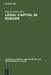 Legal Capital in Europe by Marcus Lutter