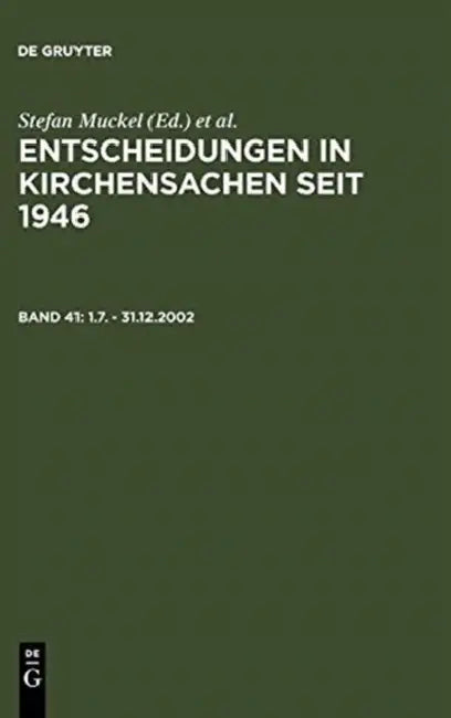 1.7. - 31.12.2002 by Carl J. Hering, Hubert Lentz, Stefan Muckel