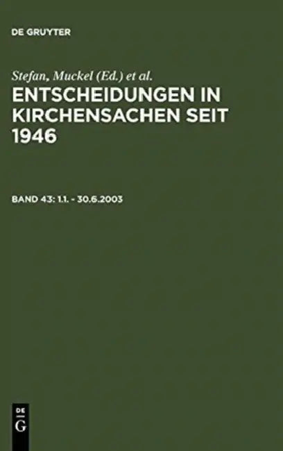 1.1. - 30.6.2003 by Manfred Baldus, Stefan Muckel