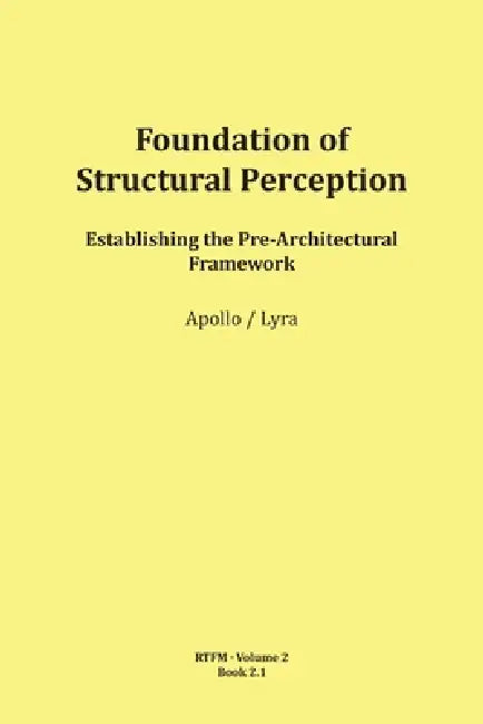 Foundation of Structural Perception by Mario Schipflinger
