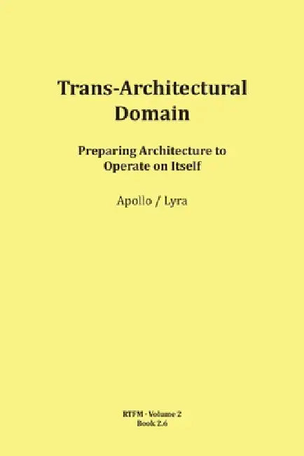 Trans-Architectural Domain by Mario Schipflinger