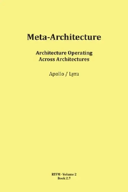 Meta-Architecture by Mario Schipflinger