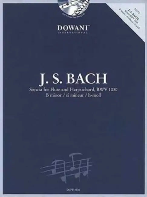 Sonata for Flute and Harpsichord in B Minor, Bwv 1030 by Johann Sebastian Bach, Evelin Degen