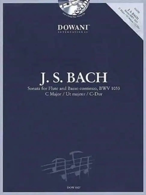 Bach: Sonata for Flute and Basso Continuo in C Major, Bwv 1033 by Johann Sebastian Bach, Evelin Degen