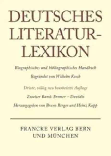 Bremer - Davidis by Wilhelm (CRT) Kosch