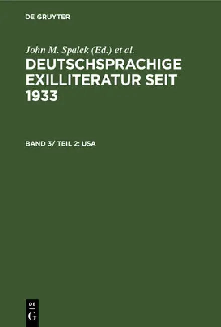 USA by John M. Spalek, Konrad Feilchenfeldt, Sandra H. Hawrylchak