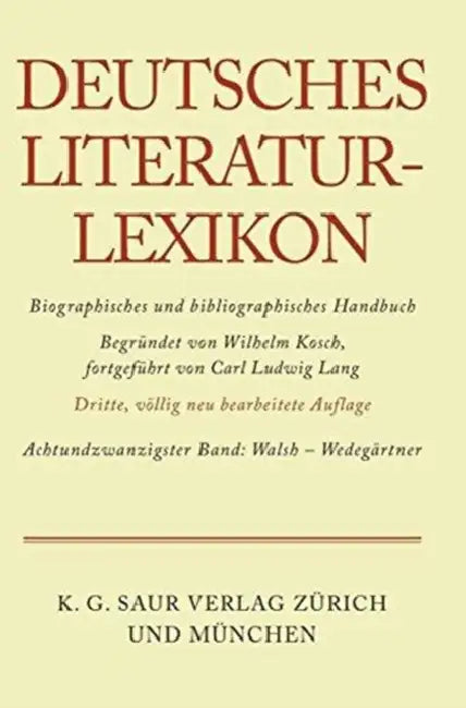 Walsh - Wedegärtner by Wilhelm (CRT) Kosch