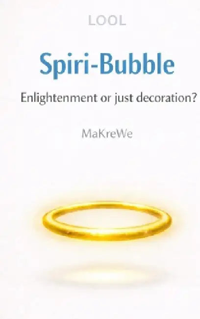 Spiri-Bubble Enlightenment or just decoration? - A satirical take on modern spirituality by Makre We