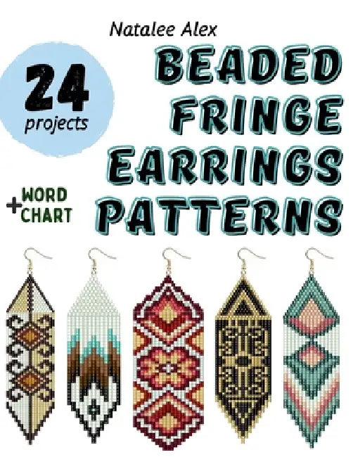 Beaded Fringe Earrings Patterns by Natalee Alex