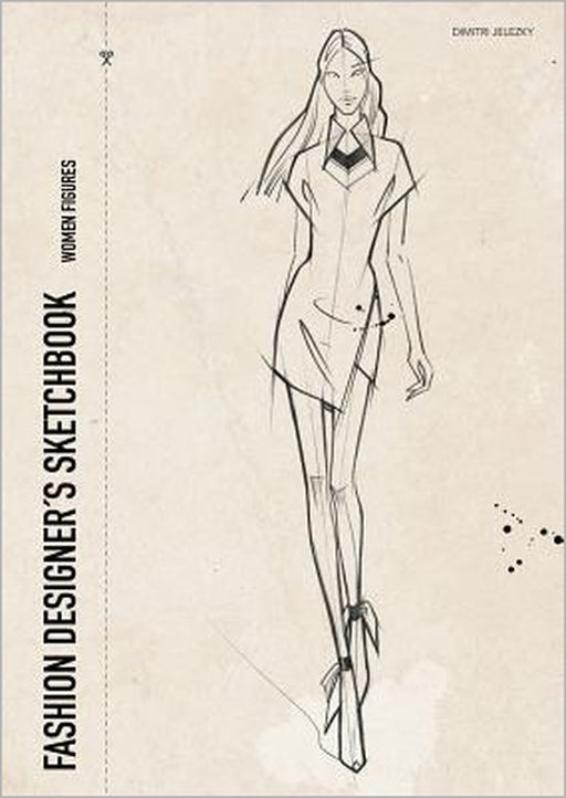 Fashion designer´s sketchbook - women figures by Dimitri Jelezky
