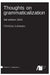 Thoughts on grammaticalization by Christian Lehmann