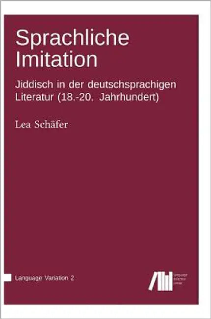 Sprachliche Imitation by Schäfer, Lea