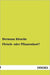 Fleisch- oder Pflanzenkost? by Hermann Klencke