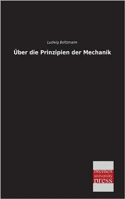 Uber Die Prinzipien Der Mechanik by Boltzmann, Ludwig