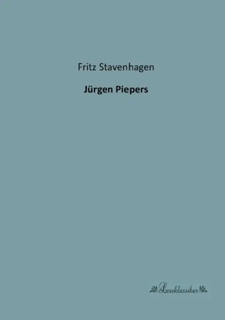 Jürgen Piepers by Fritz Stavenhagen