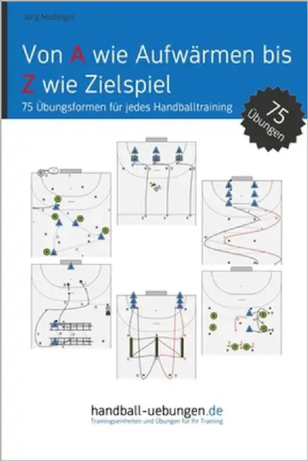 Von A wie Aufwärmen bis Z wie Zielspiel: 75 Übungsformen für jedes Handballtraining by Madinger, Jörg