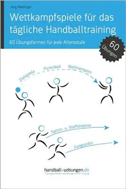 Wettkampfspiele für das tägliche Handballtraining: 60 Übungsformen für jede Altersstufe by Madinger, Jörg