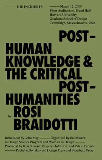 Posthuman Knowledge by Rosi Braidotti