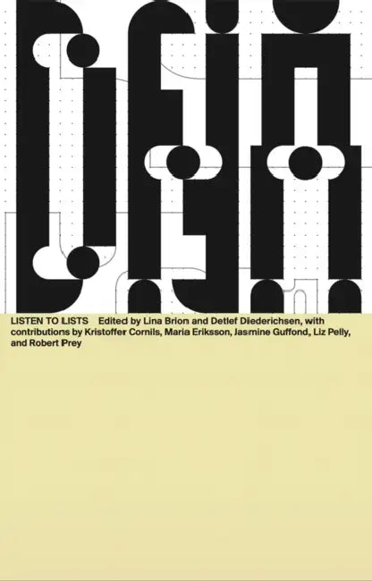 Listen to Lists: DNA #2 by Lina Brion, Detlef Diederichsen, Kristoffer Cornils