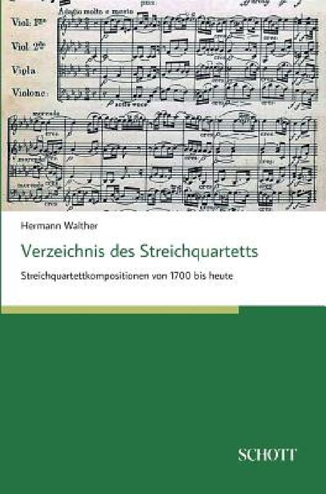 Verzeichnis des Streichquartetts by Hermann Walther