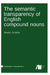 The semantic transparency of English compound nouns by Martin Schäfer