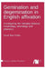Gemination and degemination in English affixation by Sonia Ben Hedia