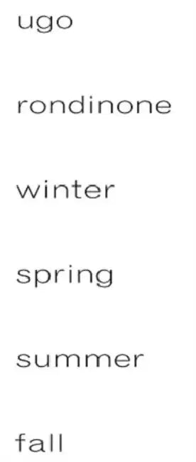 Ugo Rondinone: Winter, Spring, Summer, Fall by Ugo Rondinone, Marlo Saalmink, Nina Schedlmayer