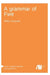 A grammar of Fwe by Hilde Gunnink