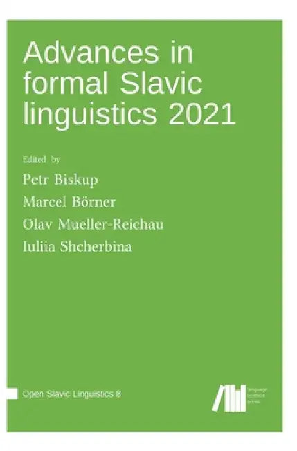 Advances in formal Slavic linguistics 2021 by Petr Biskup