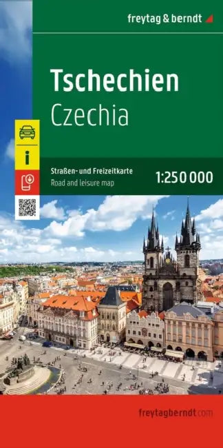 Czechia Road and Leisure Map: 1:250,000