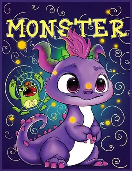 Monster Activity Book for Kids: Cute, Funny Monsters Book for Kids, Activity Book with Monster 123 Pages, Big Activity Book by Laura Bidden