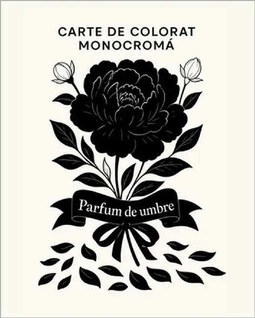 Carte de colorat monocromă - Parfum de umbre by Viss, Stella