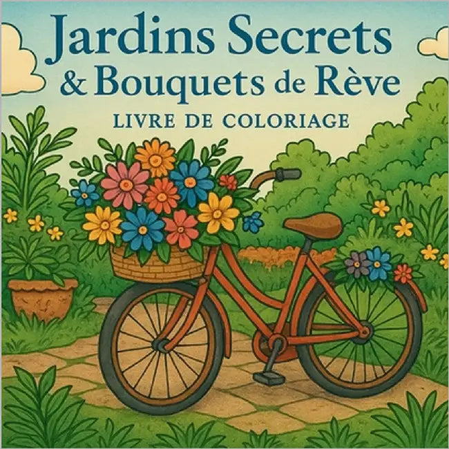 Jardins Secrets & Bouquets de Rêve Livre de Coloriage by Martin, Chris