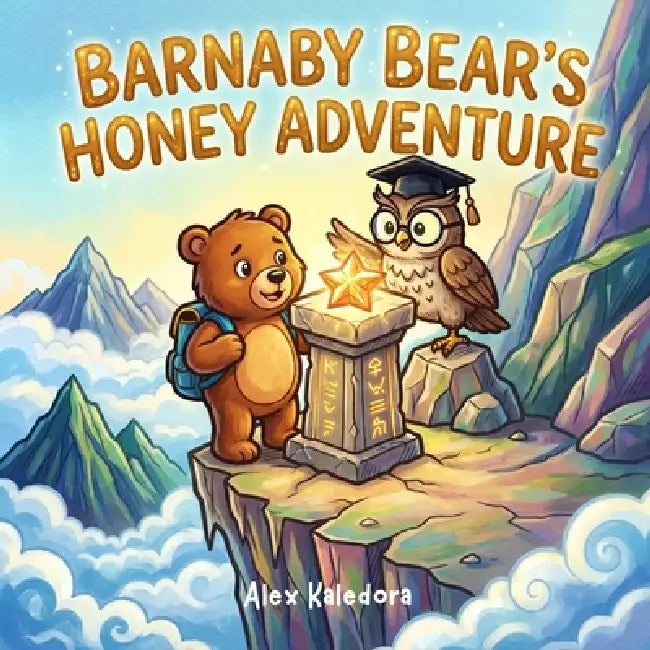 Barnaby Bear's Honey Adventure: Cute Animal Colorable Comic Book for Kids Ages 3-5 by Alex Kaledora