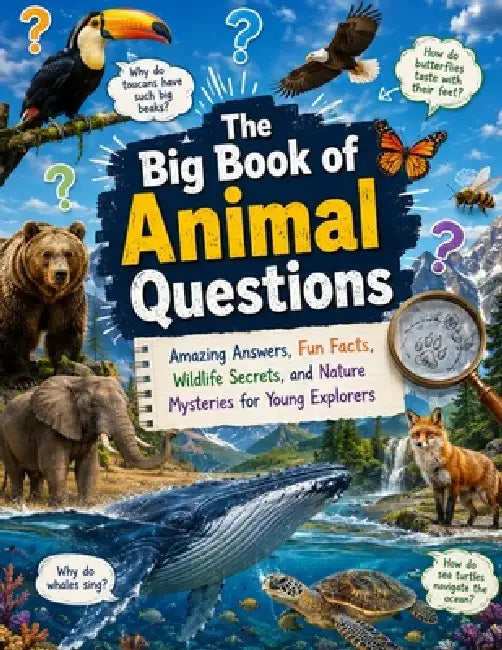 The Big Book of Animal Questions: Amazing Answers, Fun Facts, Wildlife Secrets, and Nature Mysteries for Young Explorers by Dr Sandra D Wang