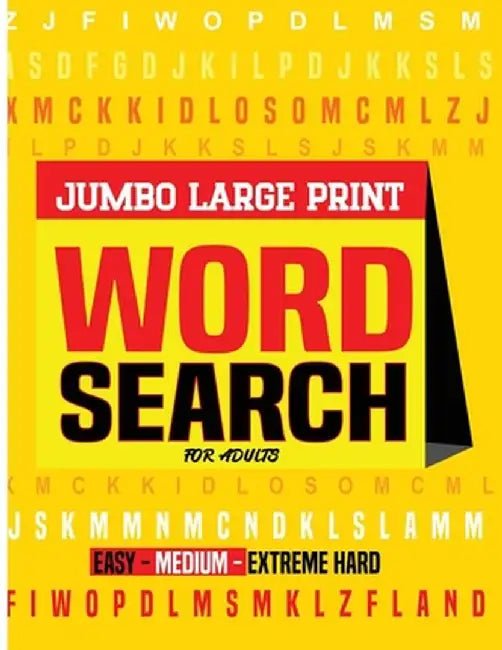 Jumbo Word Search Book for Adults Large Print: Word Find Book for Kids, Word Search Books, Puzzle Word Search Books by Laura Bidden