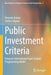 Public Investment Criteria: Using an Interregional Input-Output Programming Model by Hirotada Kohno