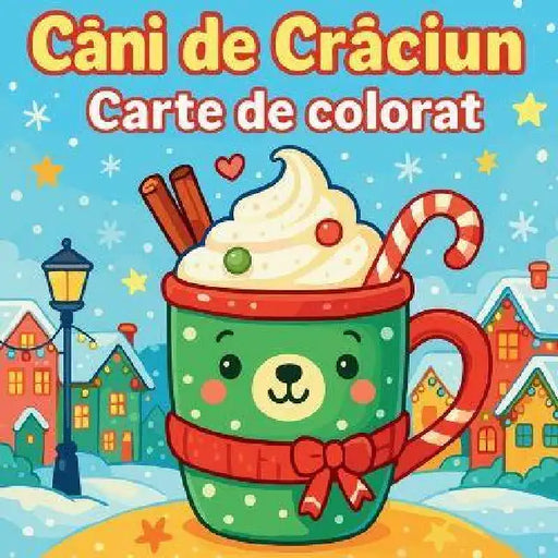 Căni de Crăciun - Carte de colorat by Chris Martin