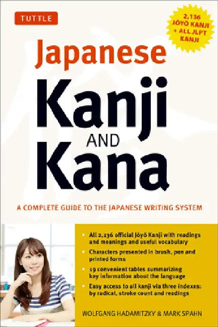 Japanese Kanji & Kana: (Jlpt All Levels) a Complete Guide to the Japanese Writing System (2,136 Kanji and All Kana) by Wolfgang Hadamitzky
