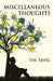 Miscellaneous Thoughts by V. M. Sang