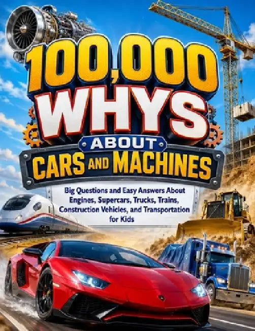 100,000 Whys About Cars and Machines: Big Questions and Easy Answers About Engines, Supercars, Trucks, Trains, Construction Vehicles, and Transportati by A McDuffie, Dr Christopher J Woodard