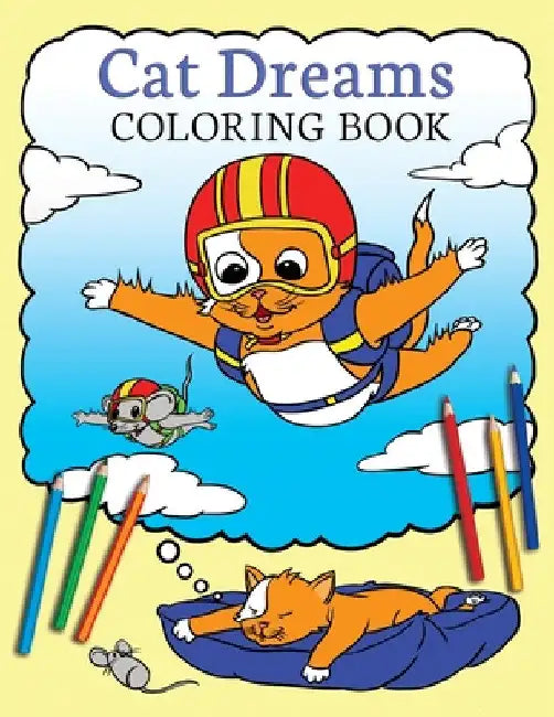 Cat Dreams Coloring Book by A. K. Beck
