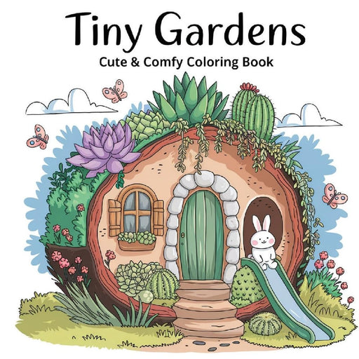 Tiny Gardens Bold & Easy Coloring Book for Women: Inspirational Coloring Book for Adults, Relaxation Coloring Book for Women, Charming Flower Coloring by Laura Bidden