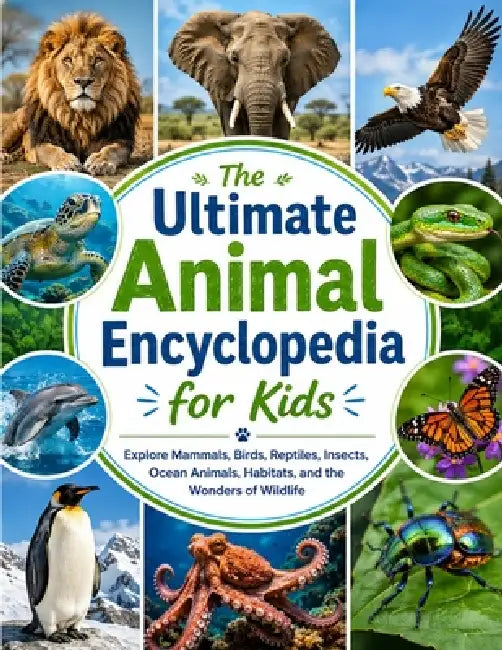 The Ultimate Animal Encyclopedia for Kids: Explore Mammals, Birds, Reptiles, Insects, Ocean Animals, Habitats, and the Wonders of Wildlife by Dr Barry H Moore