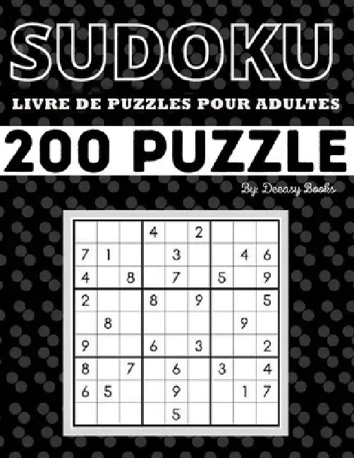 Sudoku- livre de puzzles pour adultes by Deeasy Books