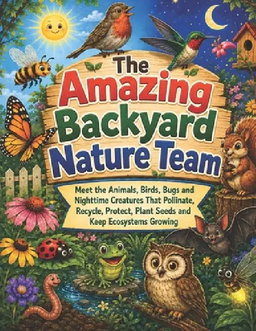 The Amazing Backyard Nature Team: Meet the Animals, Birds, Bugs and Nighttime Creatures That Pollinate, Recycle, Protect, Plant Seeds and Keep Ecosyst by F Cardona, Dr Megan M Hall