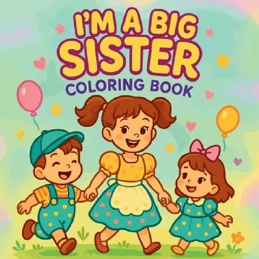 I'm a Big Sister - Coloring Book by Chris Martin