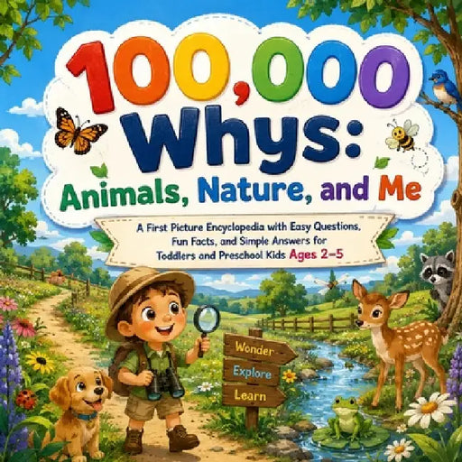 100,000 Whys: Animals, Nature, and Me: A First Picture Encyclopedia with Easy Questions, Fun Facts, and Simple Answers for Toddlers and Preschool Kids by A Person, Sally D Heard