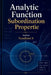 Analytic Function Subordination Propertie by Nandhini S