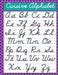 Cursive Alphabet: Cursive Handwriting Workbook for Kids and teen: Beginning Cursive helps children learn the basics of cursive writing i by Mike Stewart